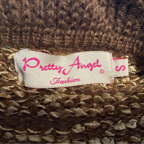 Pretty Angel Women’s Ruffled Wool/Cashmere/Acrylic Cardigan - Picture 8 of 10